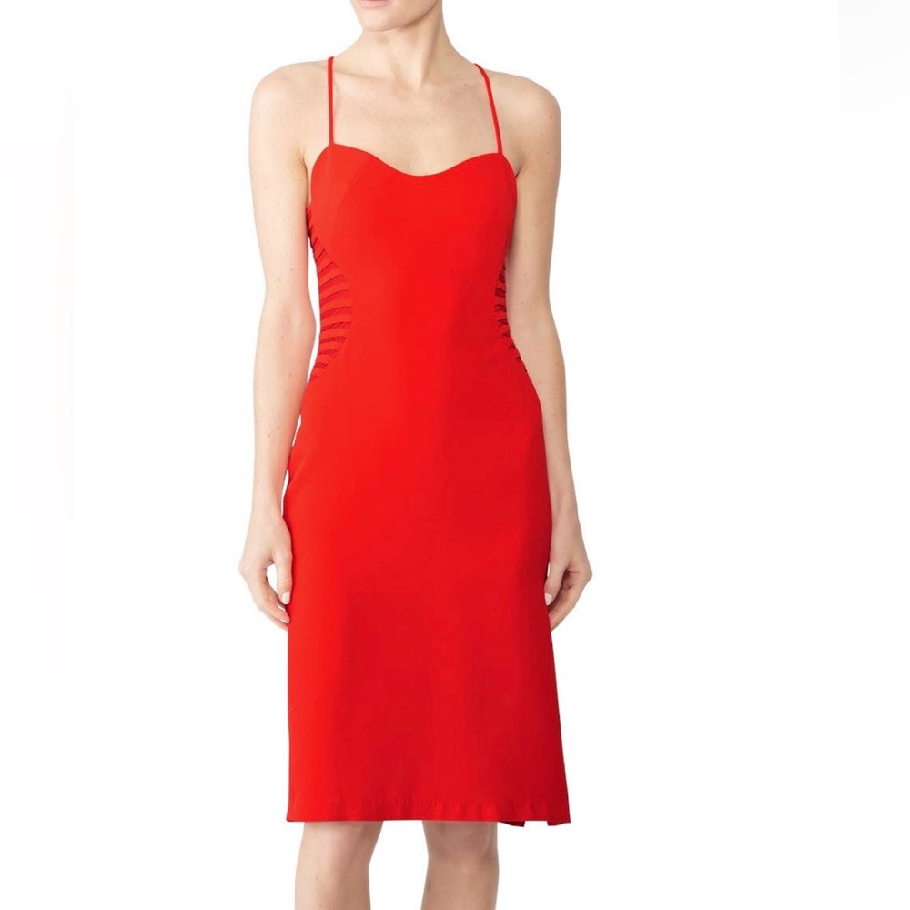 Red Halston Heritage dress, Size 6